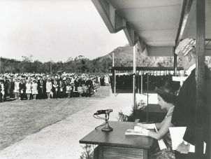On April 20, 1970, the Queen visited Townsville and made the establishment of the  official